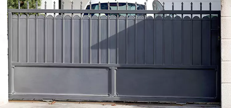 Metal Driveway Gate Installation Woodstock